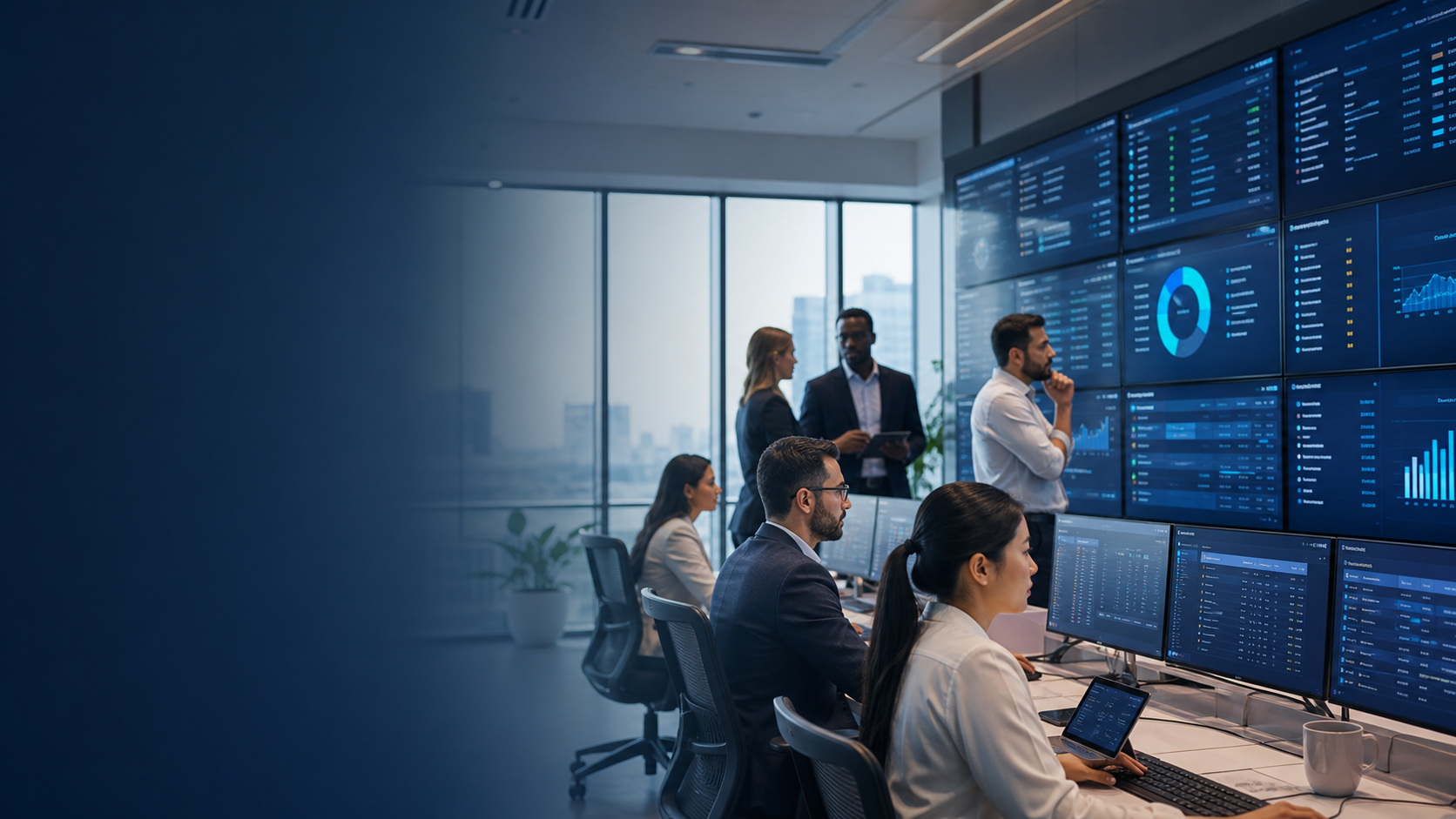 Ethiopia operations team monitoring electronic invoice workflows